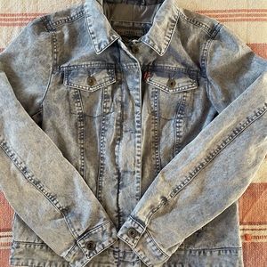 Zip up lined jean jacket Levi